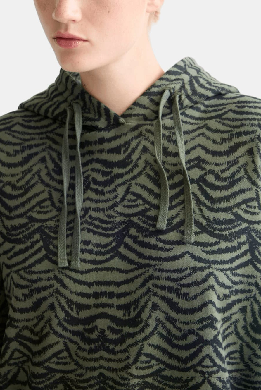 all-over-printed-hoodie detail shot by Scotch & Soda