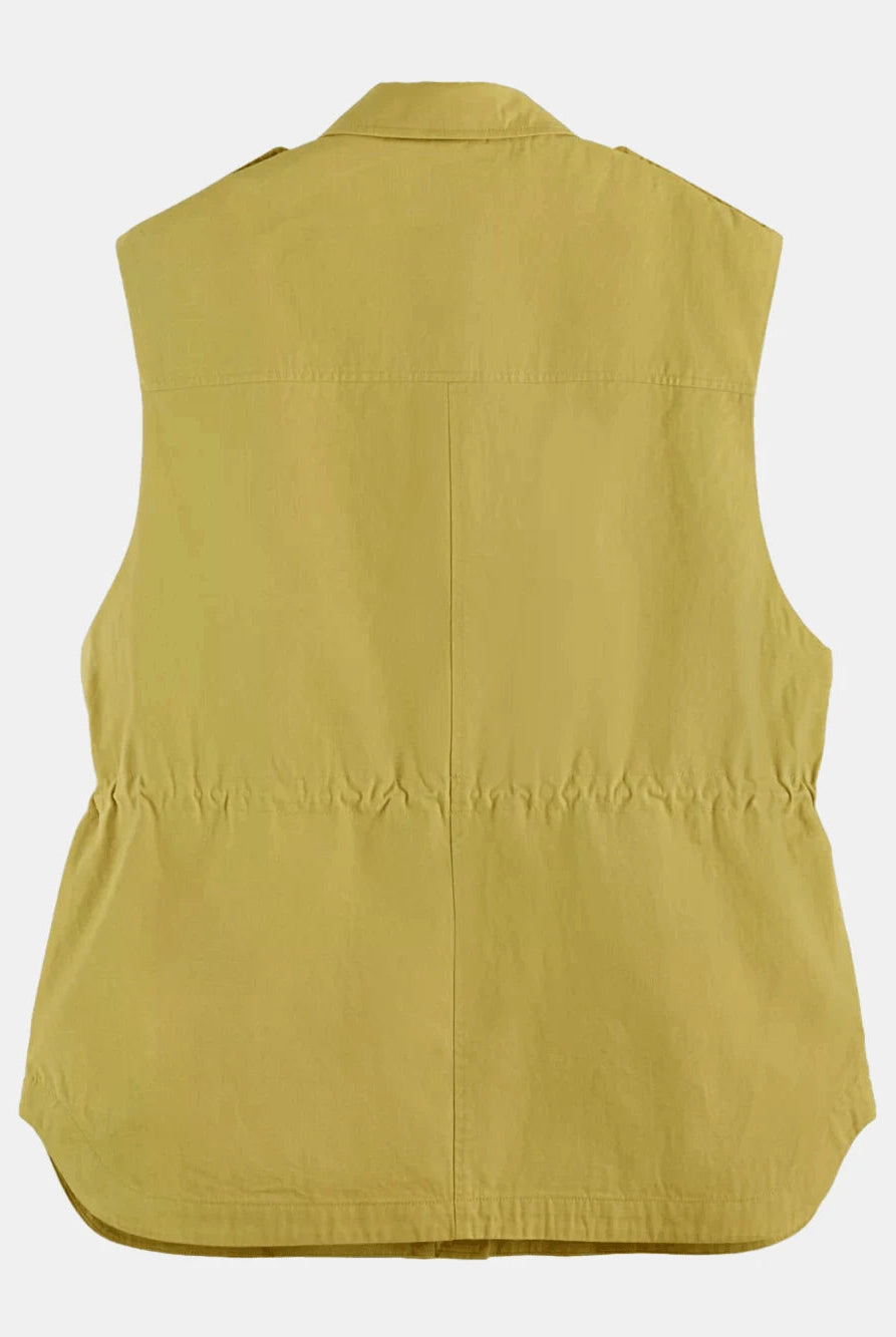 utility-gilet back view by Scotch & Soda