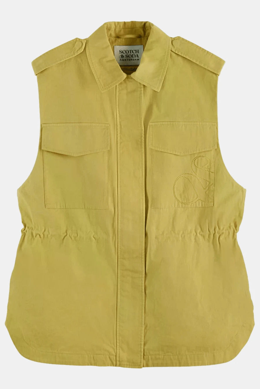 utility-gilet front view by Scotch & Soda