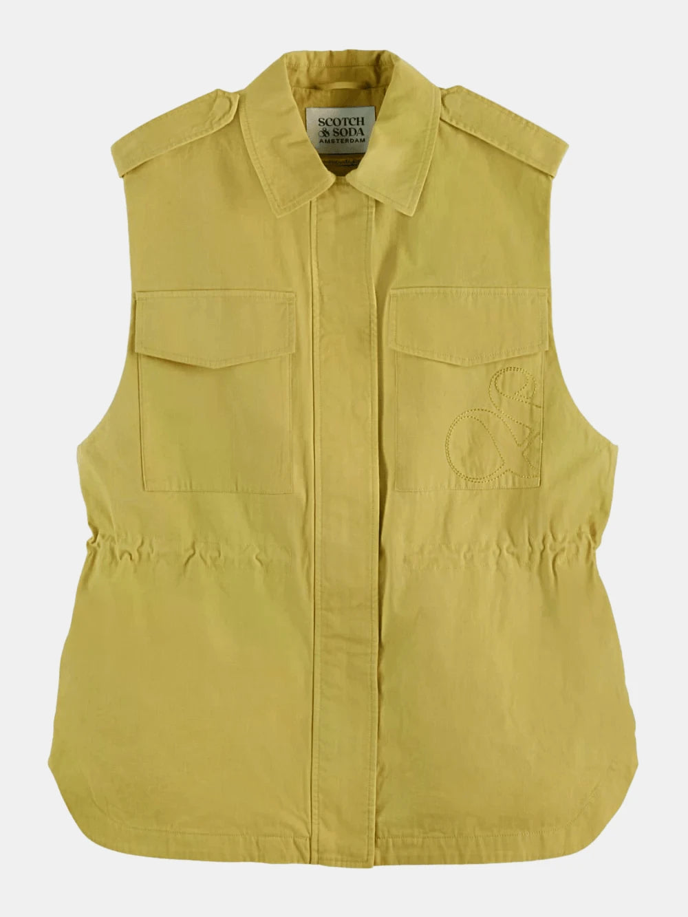 utility-gilet front view by Scotch & Soda