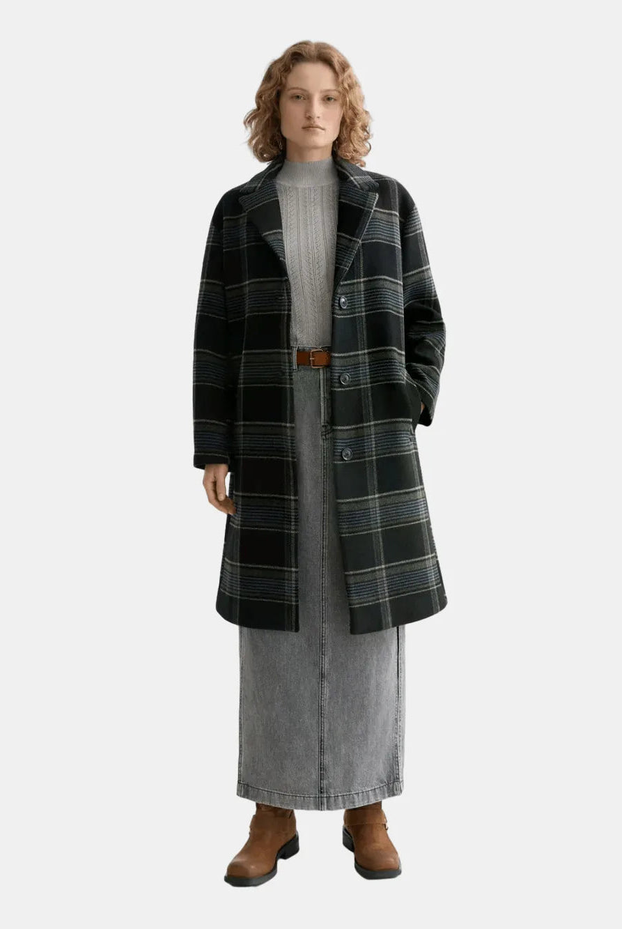 Relaxed Single Breasted Wool Coat - Scotch & Soda