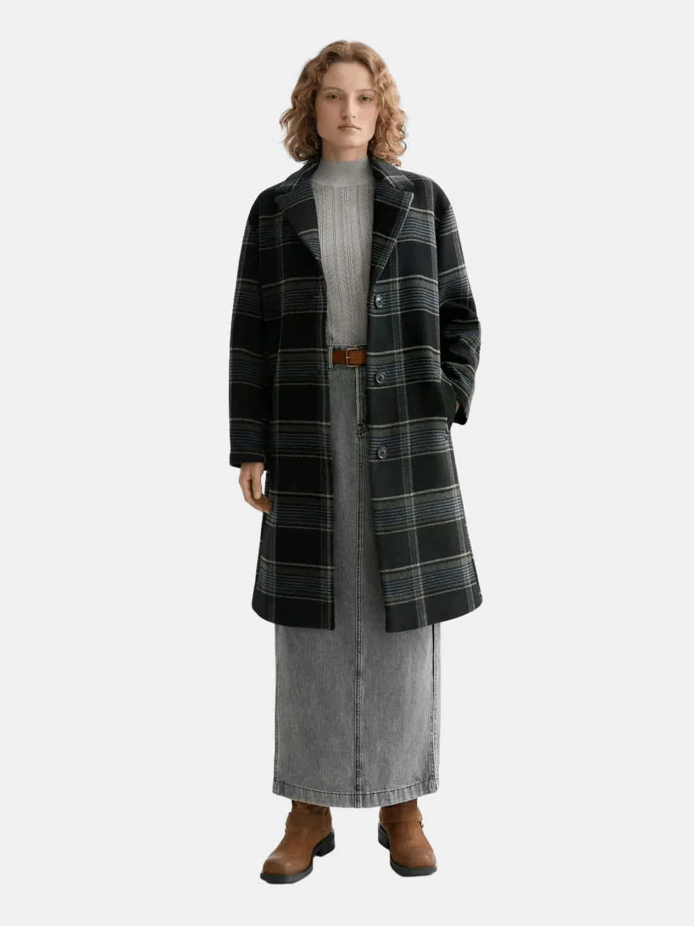 Relaxed Single Breasted Wool Coat - Scotch & Soda
