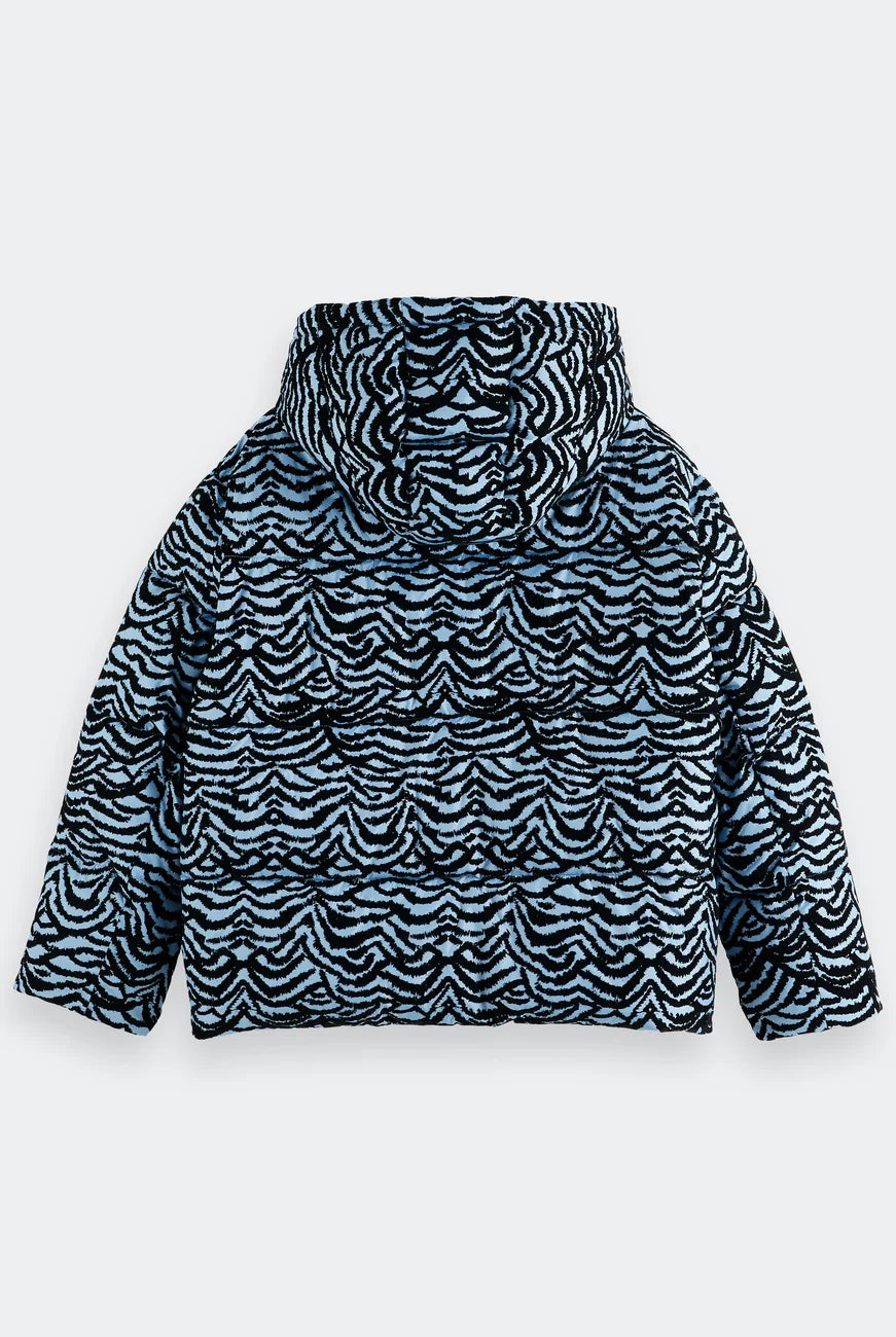 Hooded Puffer Jacket detail view by Scotch & Soda