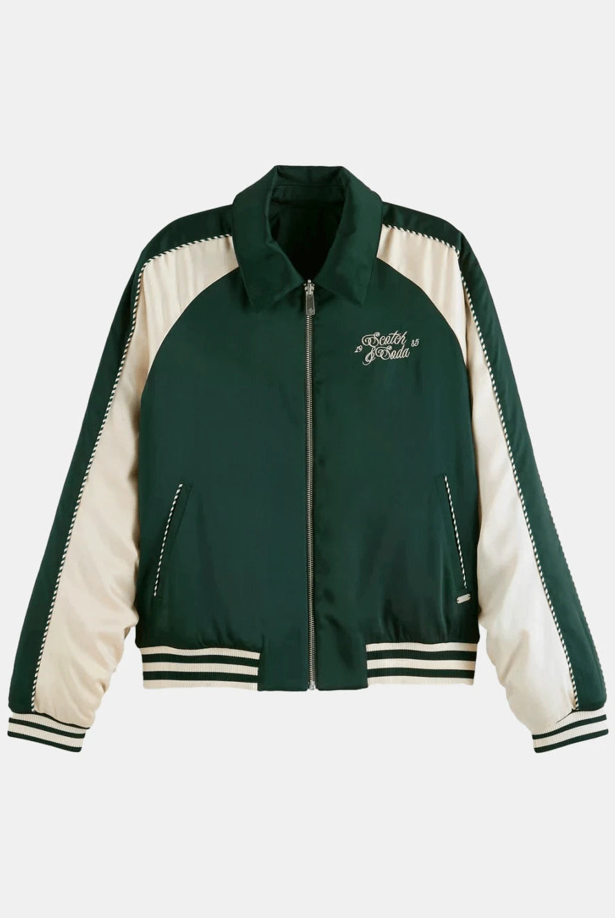 reversible-souvenir-jacket-750 front view by Scotch & Soda