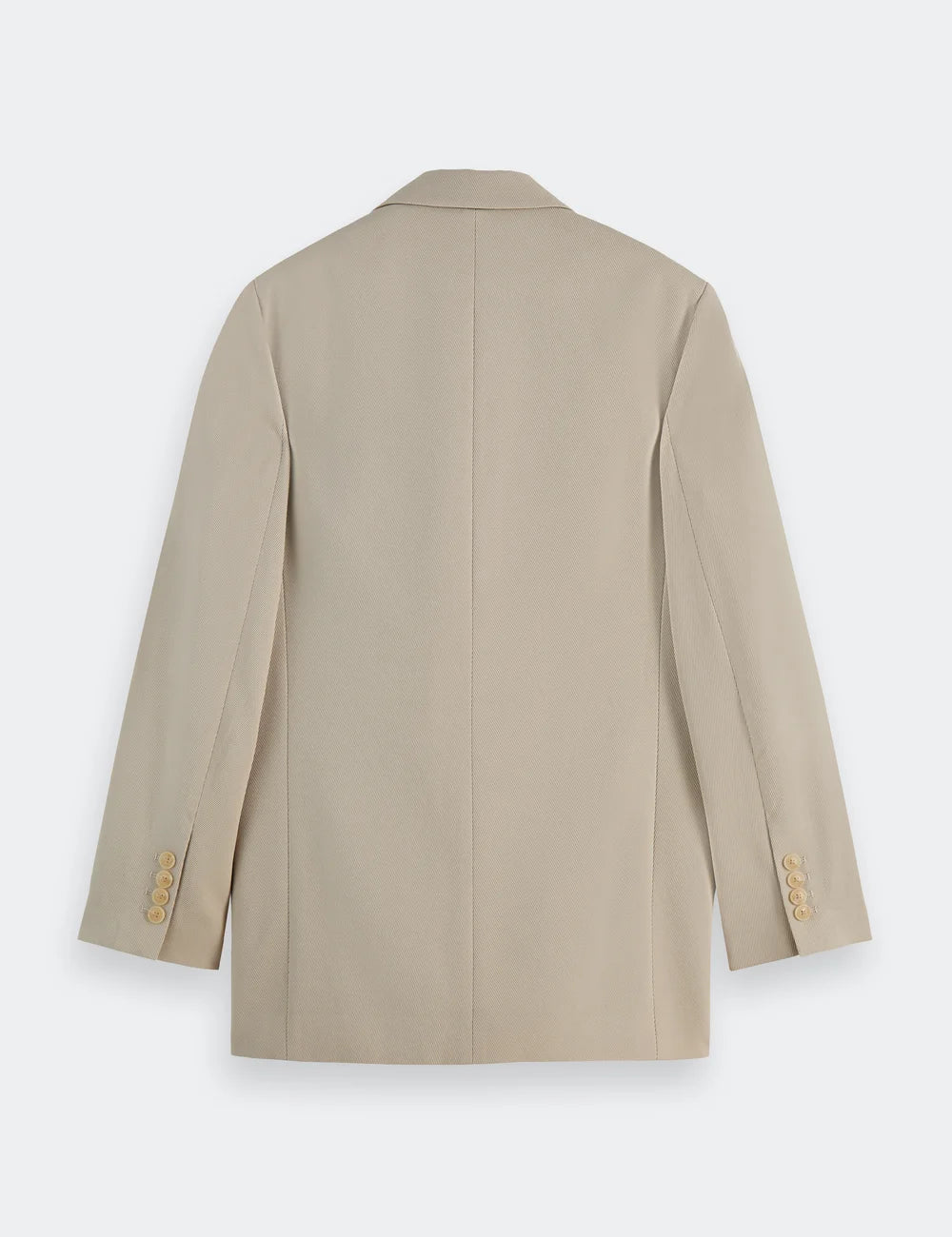 Gabardine Blazer flat lay back view by Scotch & Soda