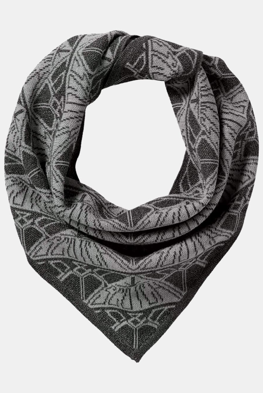 Jacquard Knitted Triangle Scarf - Scotch & Soda