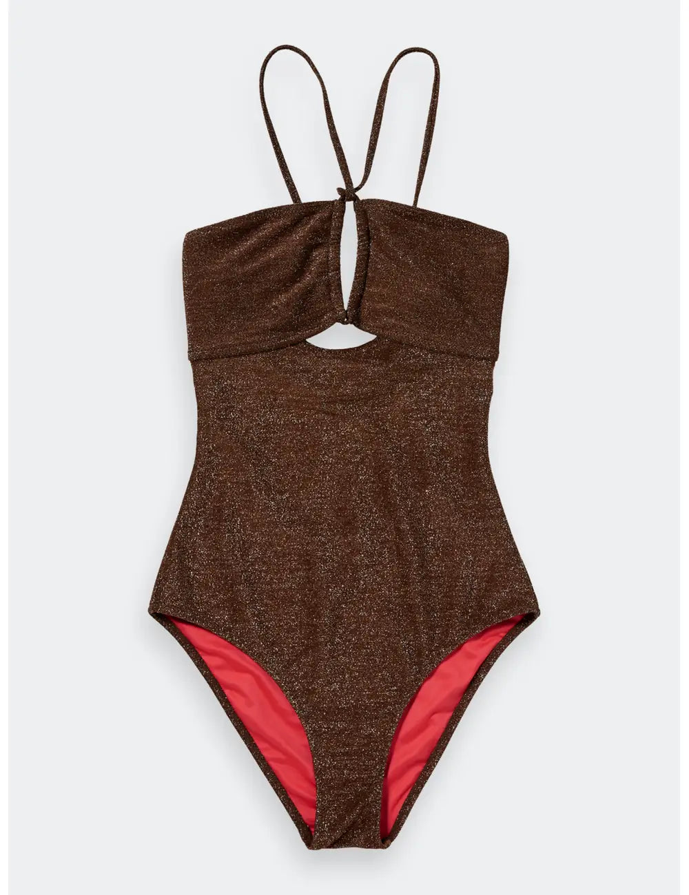 Lurex Swimsuit flat lay front view by Scotch & Soda