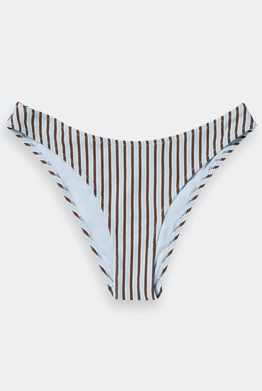 Textured Stripe Bikini flat lay front view by Scotch & Soda