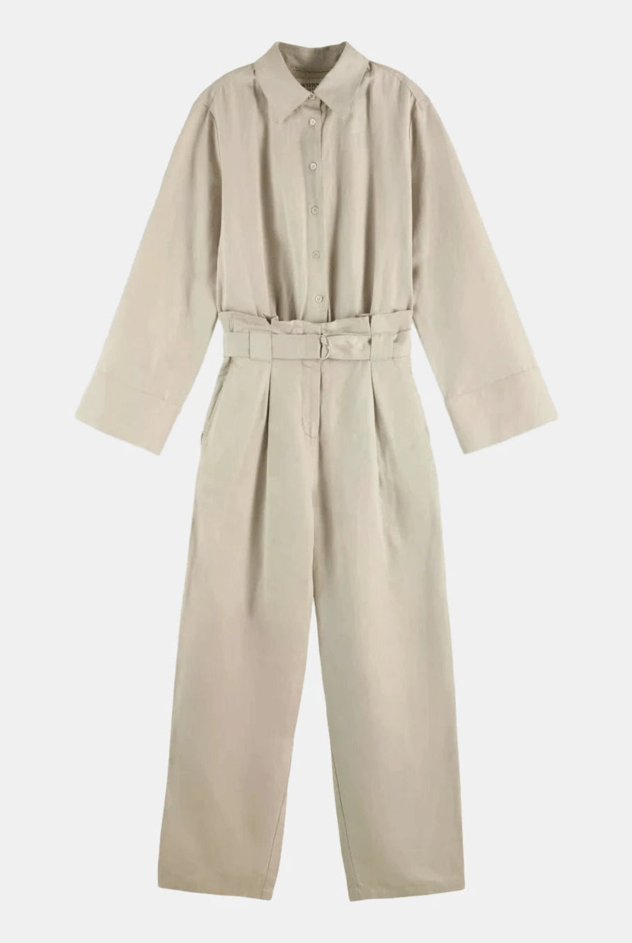 daisy-jumpsuit front view by Scotch & Soda