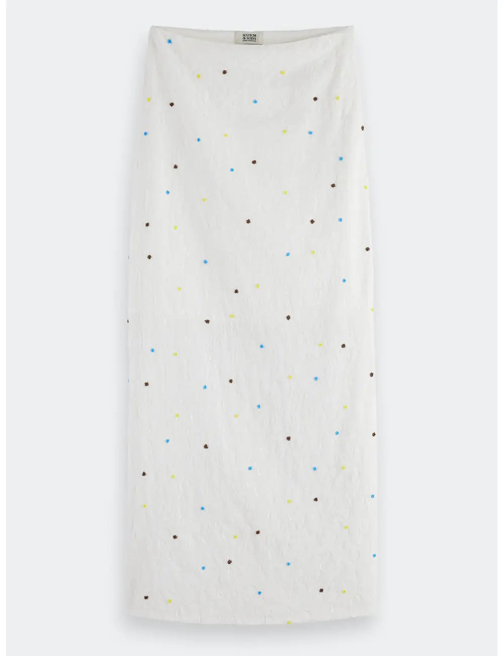 Beaded Tube Skirt flat lay front view by Scotch & Soda