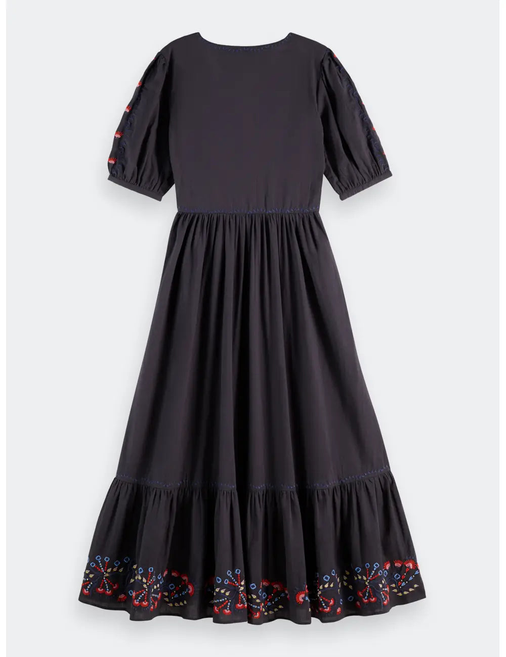 Embroidered Maxi Dress flat lay back view by Scotch & Soda