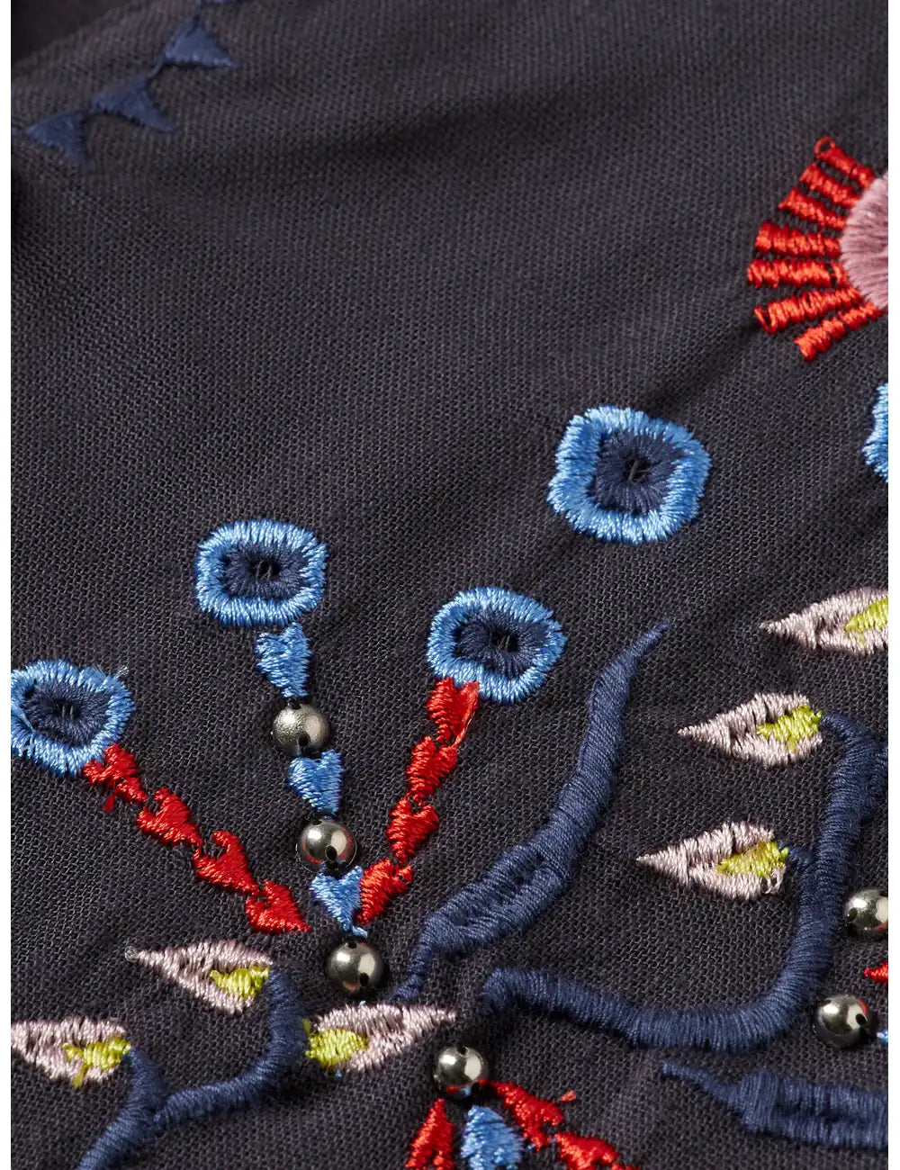 Embroidered Maxi Dress detail view by Scotch & Soda