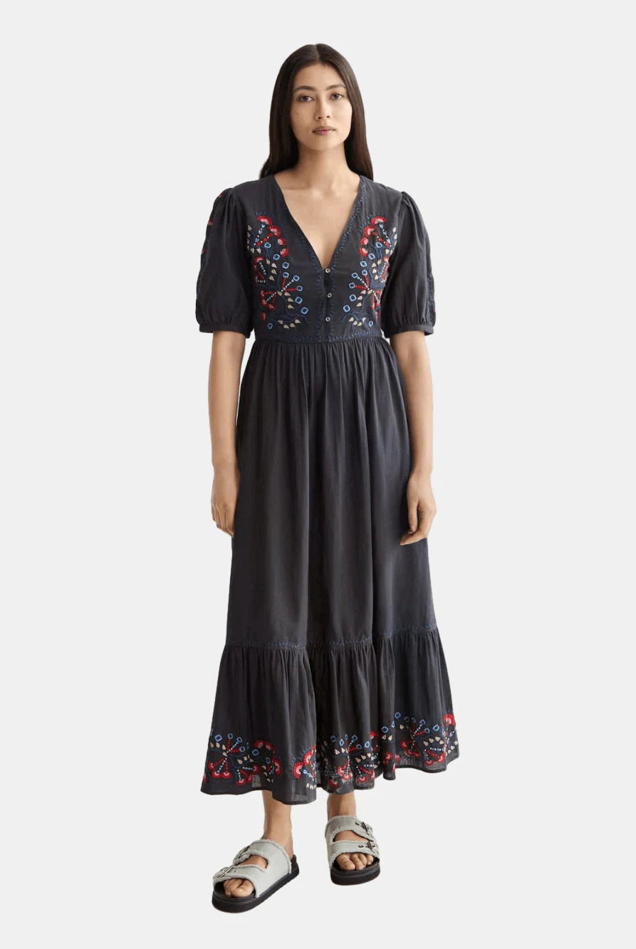 Embroidered Maxi Dress - Scotch & Soda