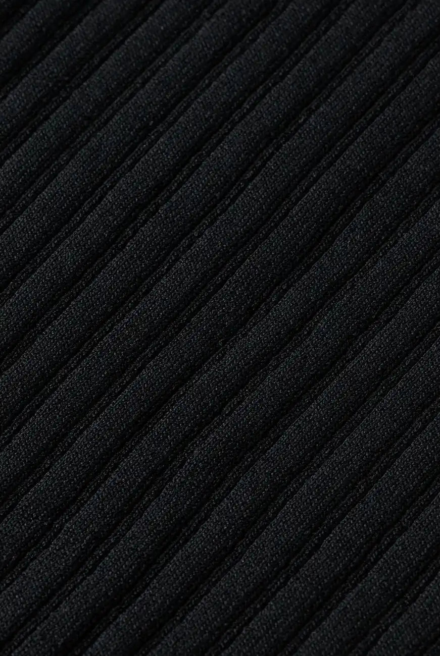 Skinny Rib Wrap Dress detail view by Scotch & Soda