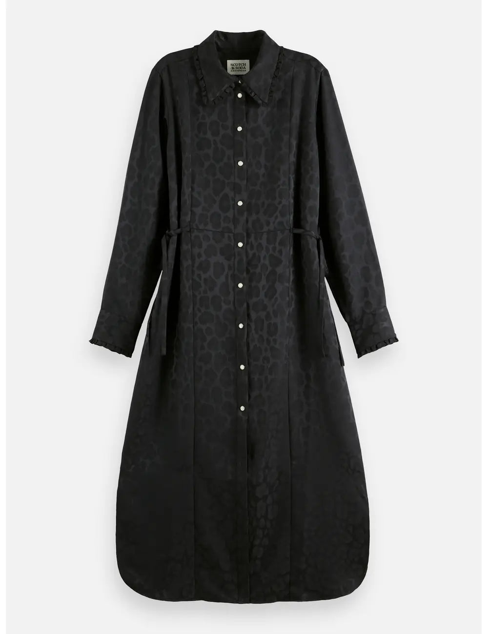 Midi Shirt Dress flat lay front view by Scotch & Soda