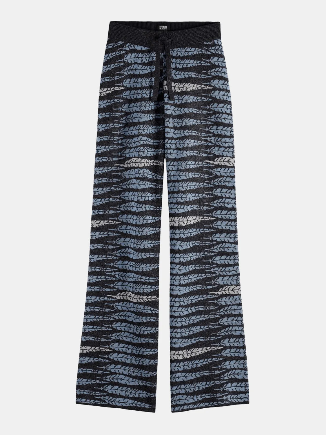 Lurex Jacquard Trousers Image 3 - Scotch & Soda