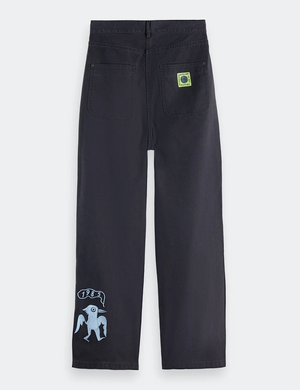 Wide Leg Pants flat lay back view by Scotch & Soda