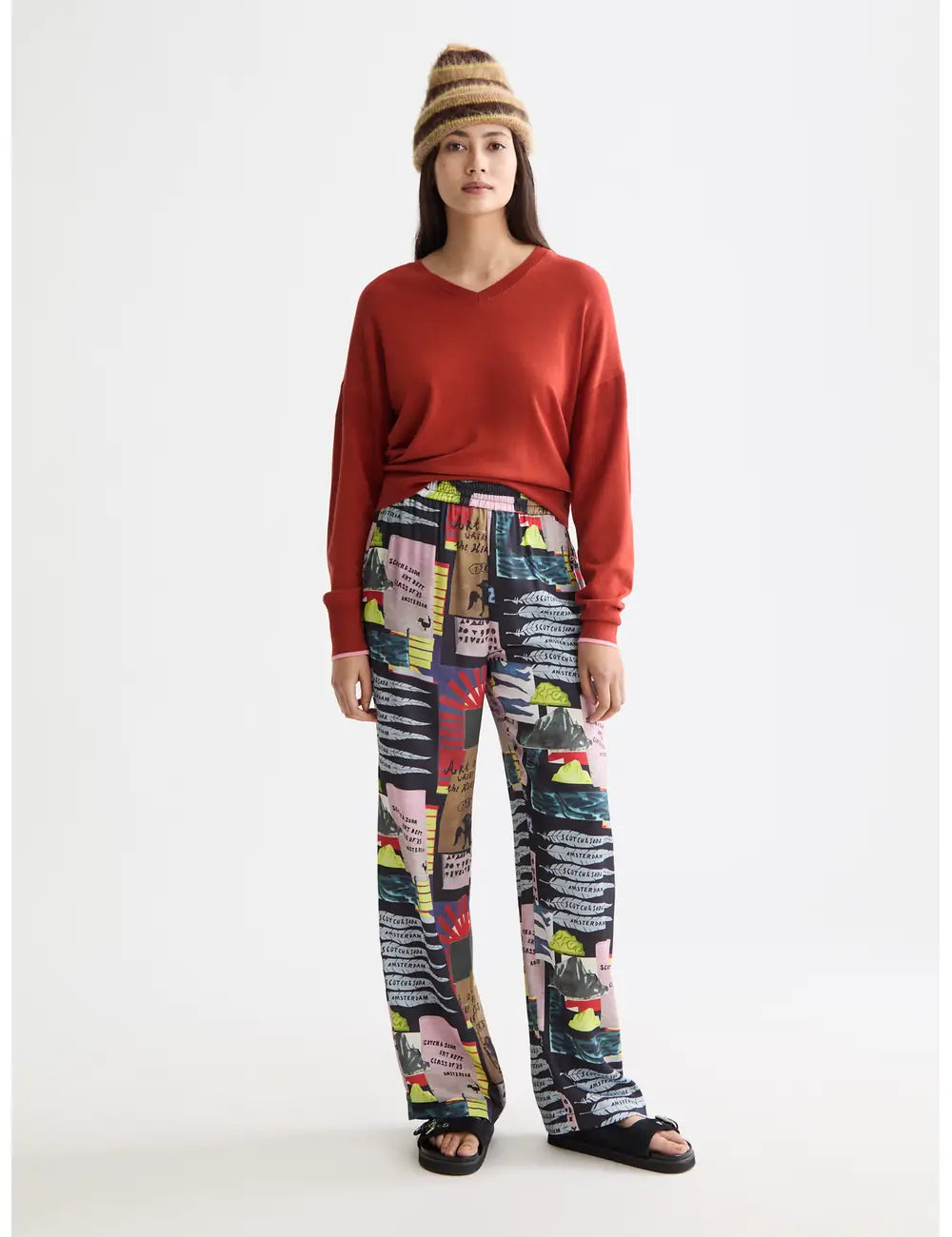 Full body shot of the model wearing the product.