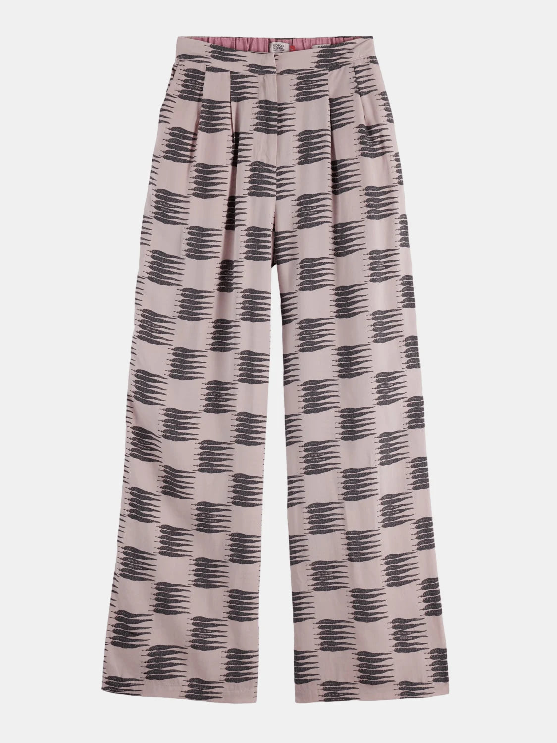 High Rise Wide Leg Pyjama Pants Image 3 - Scotch & Soda