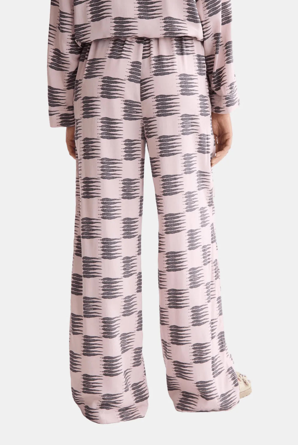 High Rise Wide Leg Pyjama Pants Image 5 - Scotch & Soda