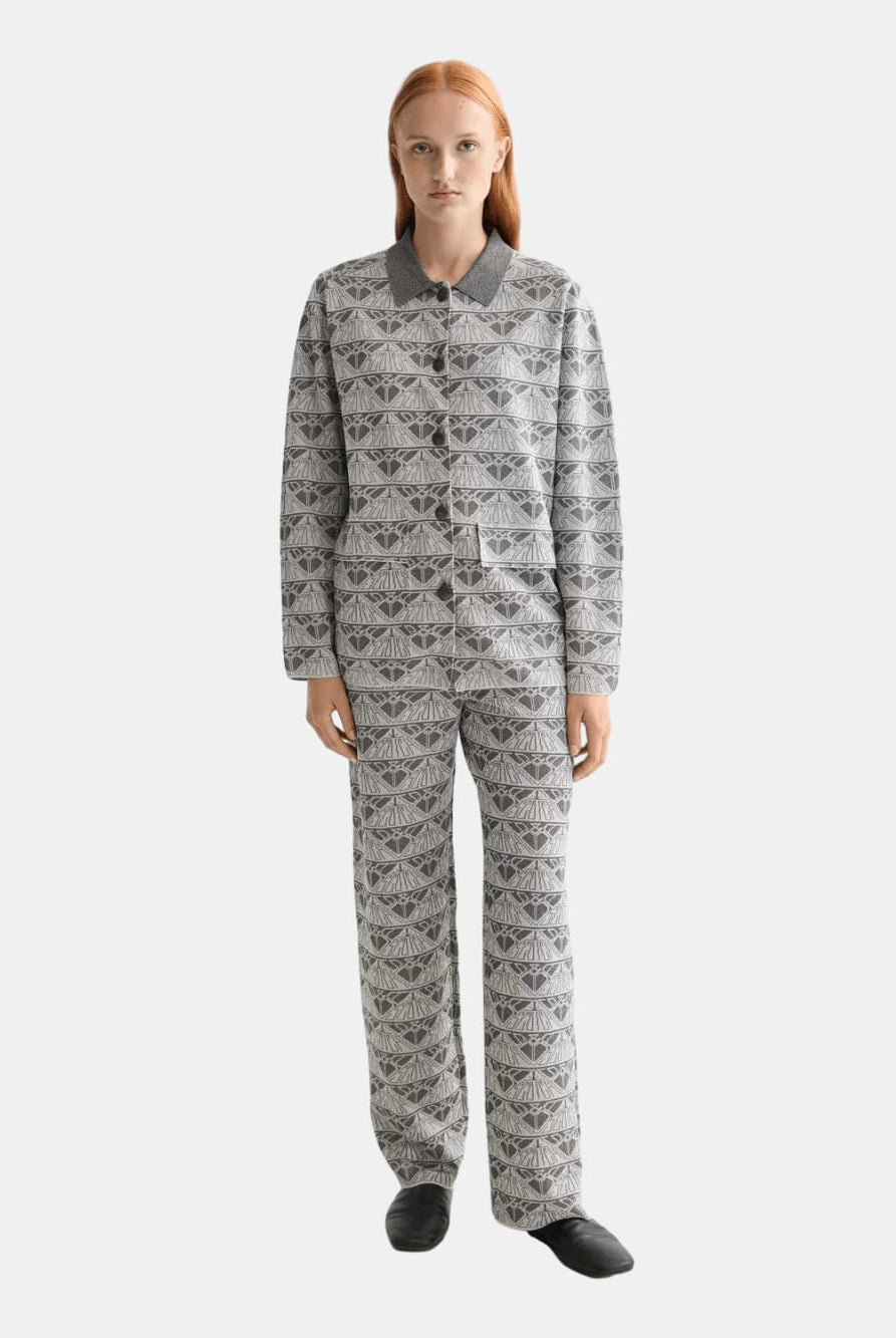 Monogram Jacquard Knitted Trousers - Scotch & Soda