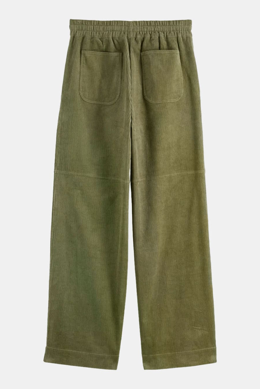 noa-high-rise-wide-leg-pull-on-pant back view by Scotch & Soda