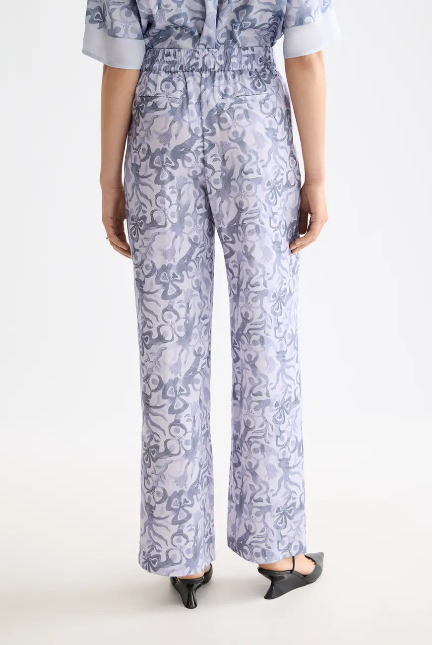 Wide Leg Trousers flat lay back view by Scotch & Soda