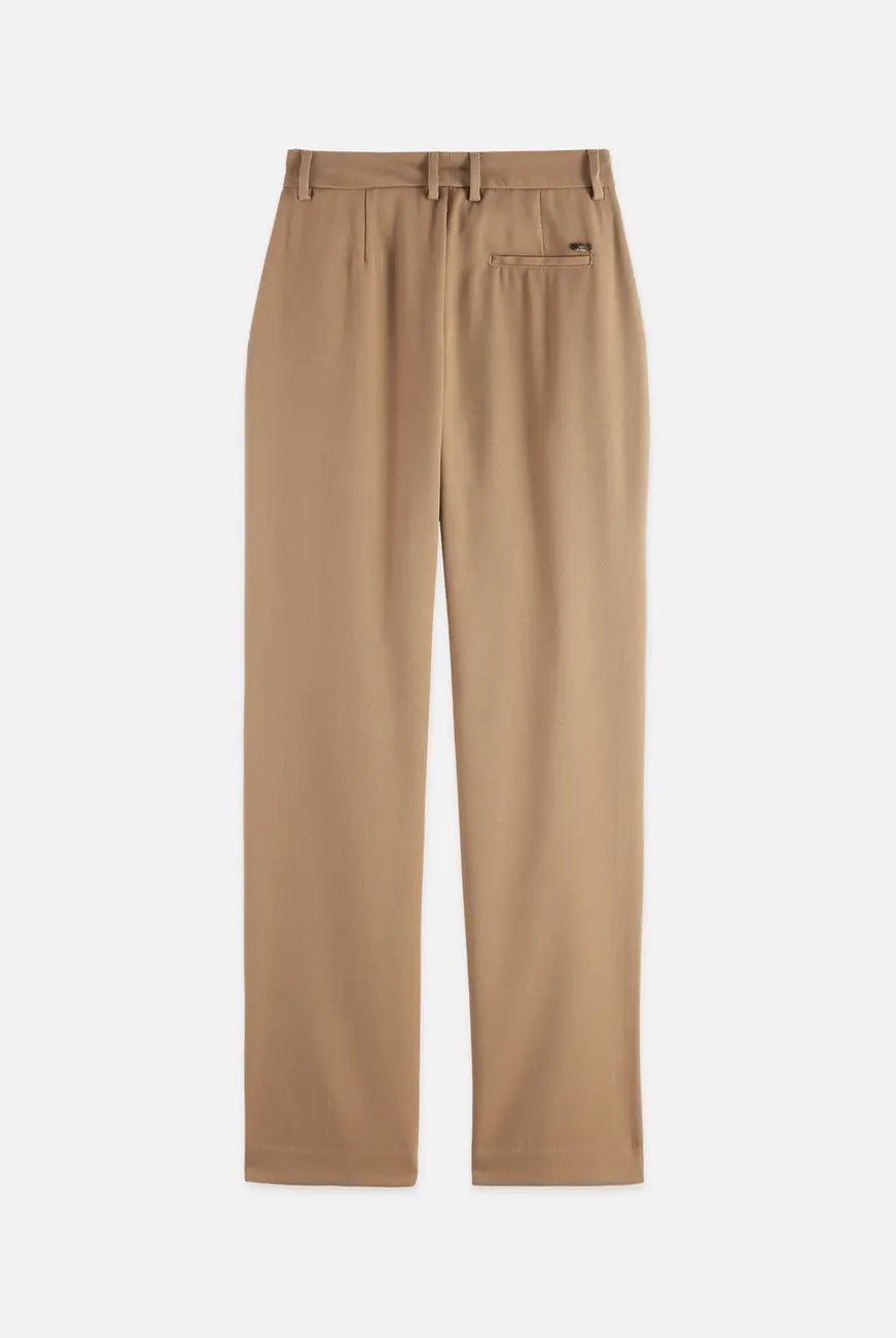 Robyn - High Rise Tapered Leg Pants flat lay showing product details by Scotch & Soda