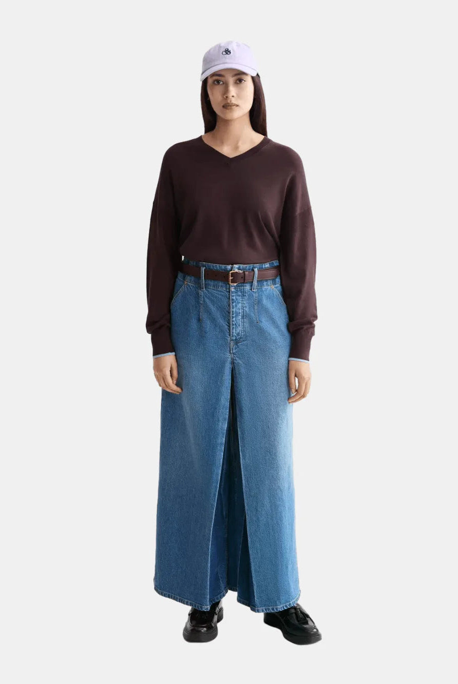 The Wave Custom Cropped Wide Leg Jeans — Art From The Heart - Scotch & Soda
