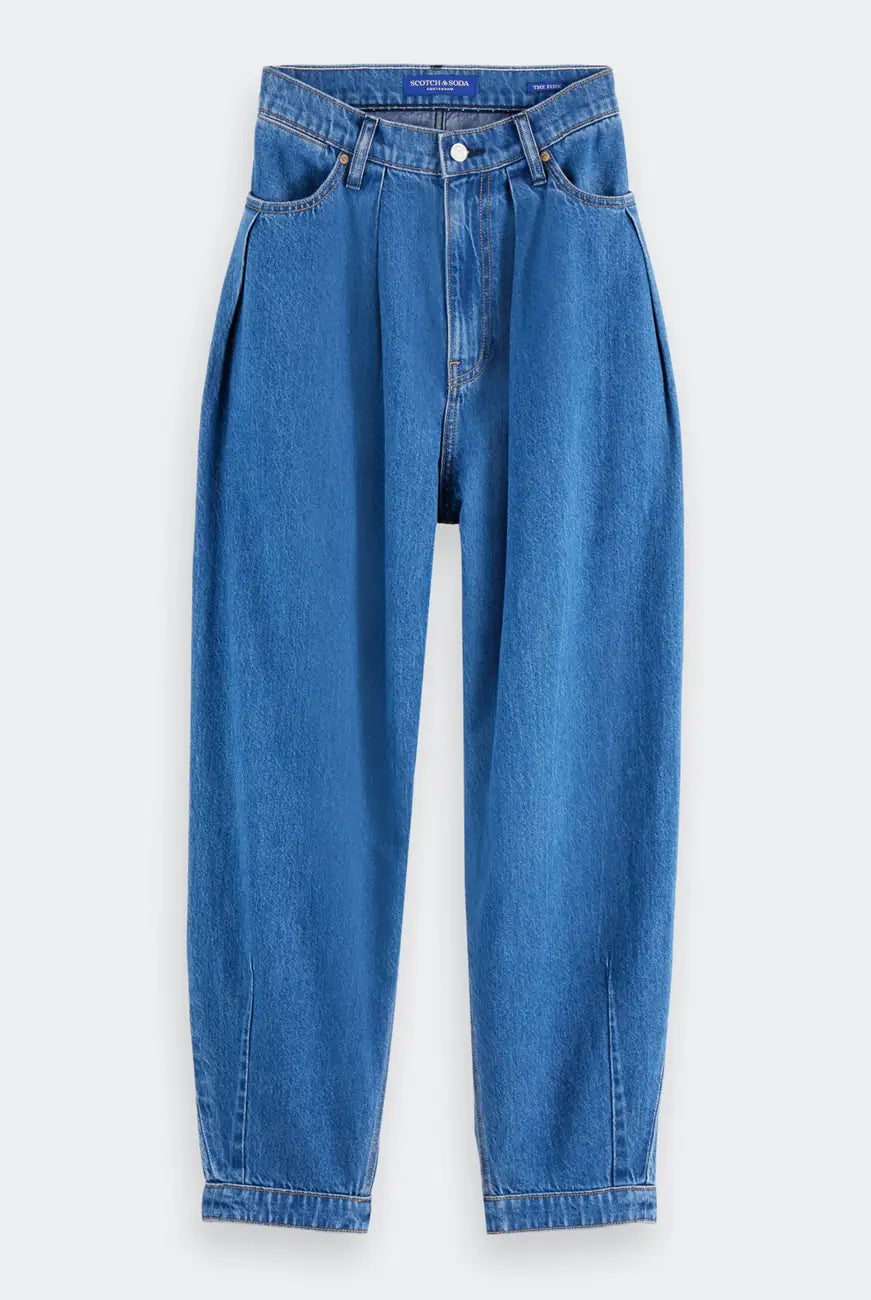 Flux Loose Jeans flat lay front view by Scotch & Soda