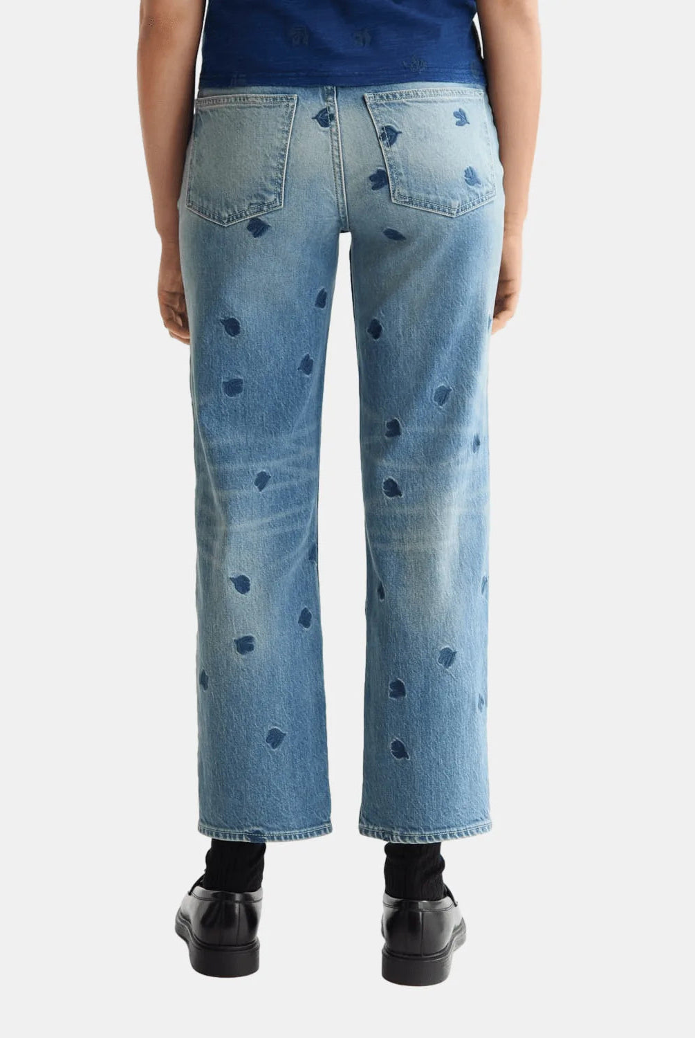 Sky Straight Jeans Falling Leaves Image 4 - Scotch & Soda