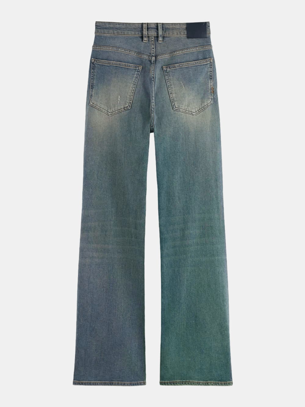 the-glow-bootcut-jeans-dirty-bertie back view by Scotch & Soda