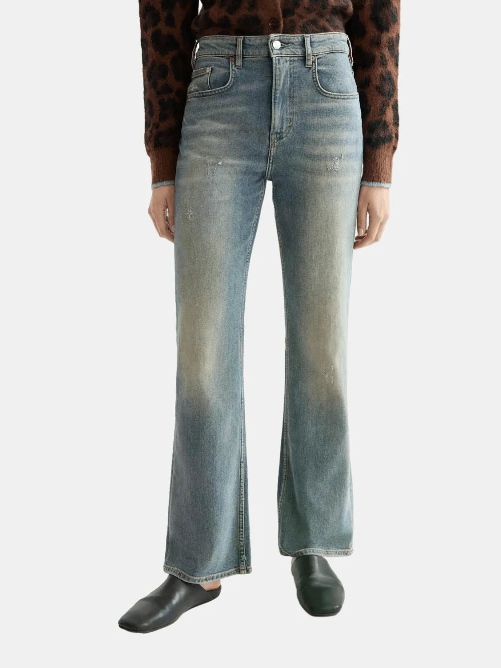 the-glow-bootcut-jeans-dirty-bertie side view by Scotch & Soda