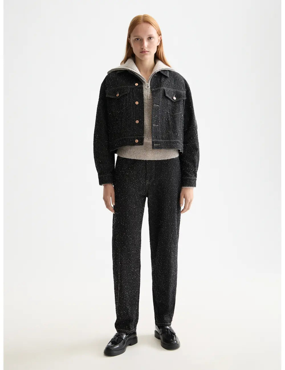 Tide Balloon Jeans full model shot showing overall fit by Scotch & Soda