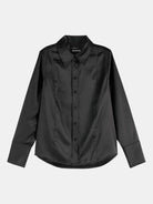 Core Satin Shirt (Black) - Scotch & Soda