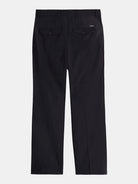 core-relaxed-straight-fit-cool-wool-blend-chino-black back view by Scotch & Soda