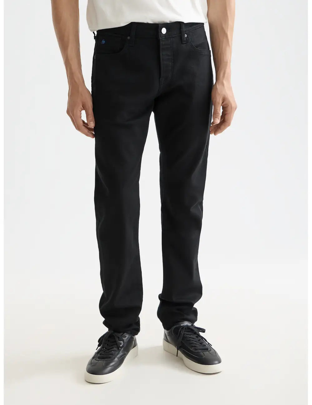 Ralston Slim Jeans close-up on model showing fit and detail by Scotch & Soda