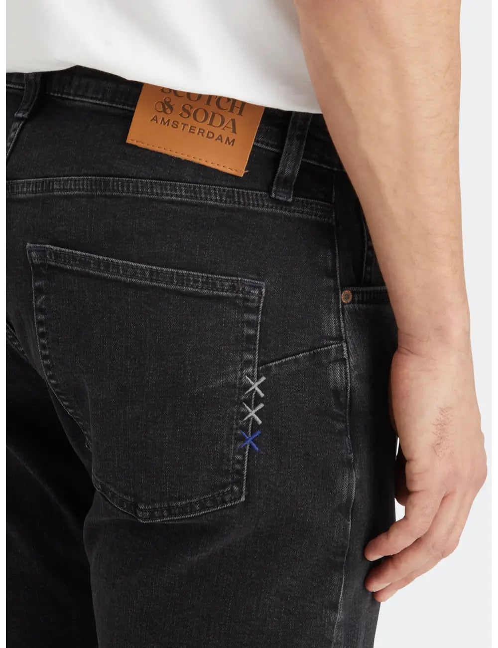Straight Jeans detail view by Scotch & Soda