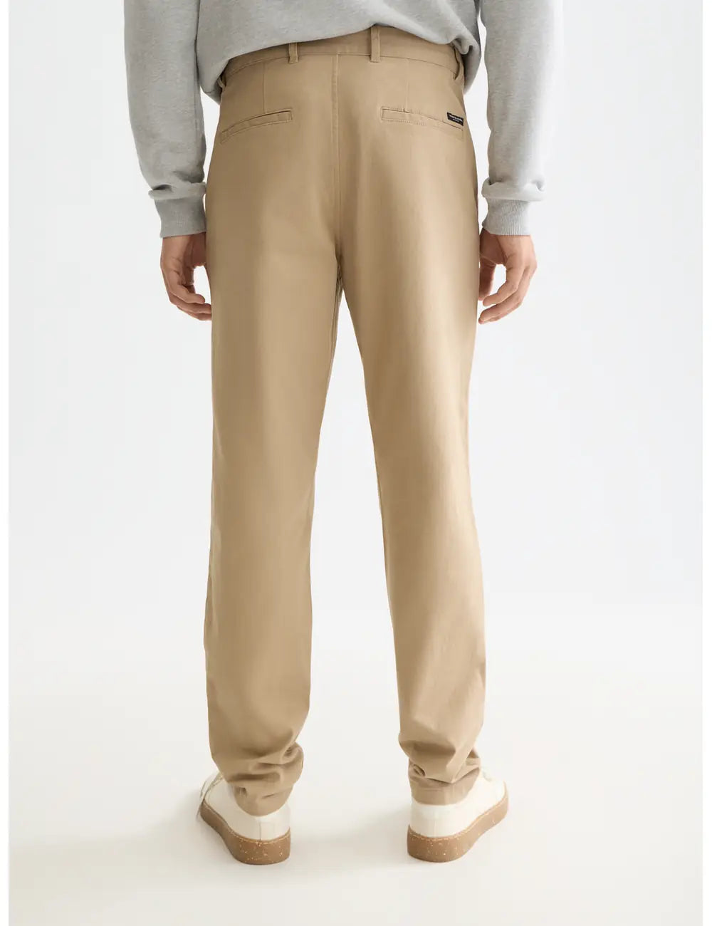 Core - Stuart - Stretch Cotton Chino back view showing fit and finish by Scotch & Soda