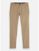 Core - Stuart - Stretch Cotton Chino front view showing fit and finish by Scotch & Soda