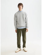 Core - Stuart - Stretch Cotton Chino front view showing fit and finish by Scotch & Soda