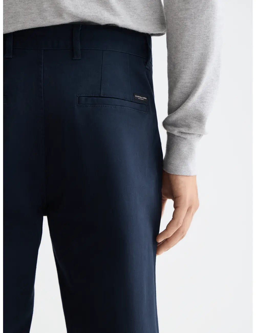 Stretch Cotton Chino detail view by Scotch & Soda
