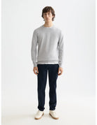Stretch Cotton Chino full model shot showing overall fit by Scotch & Soda