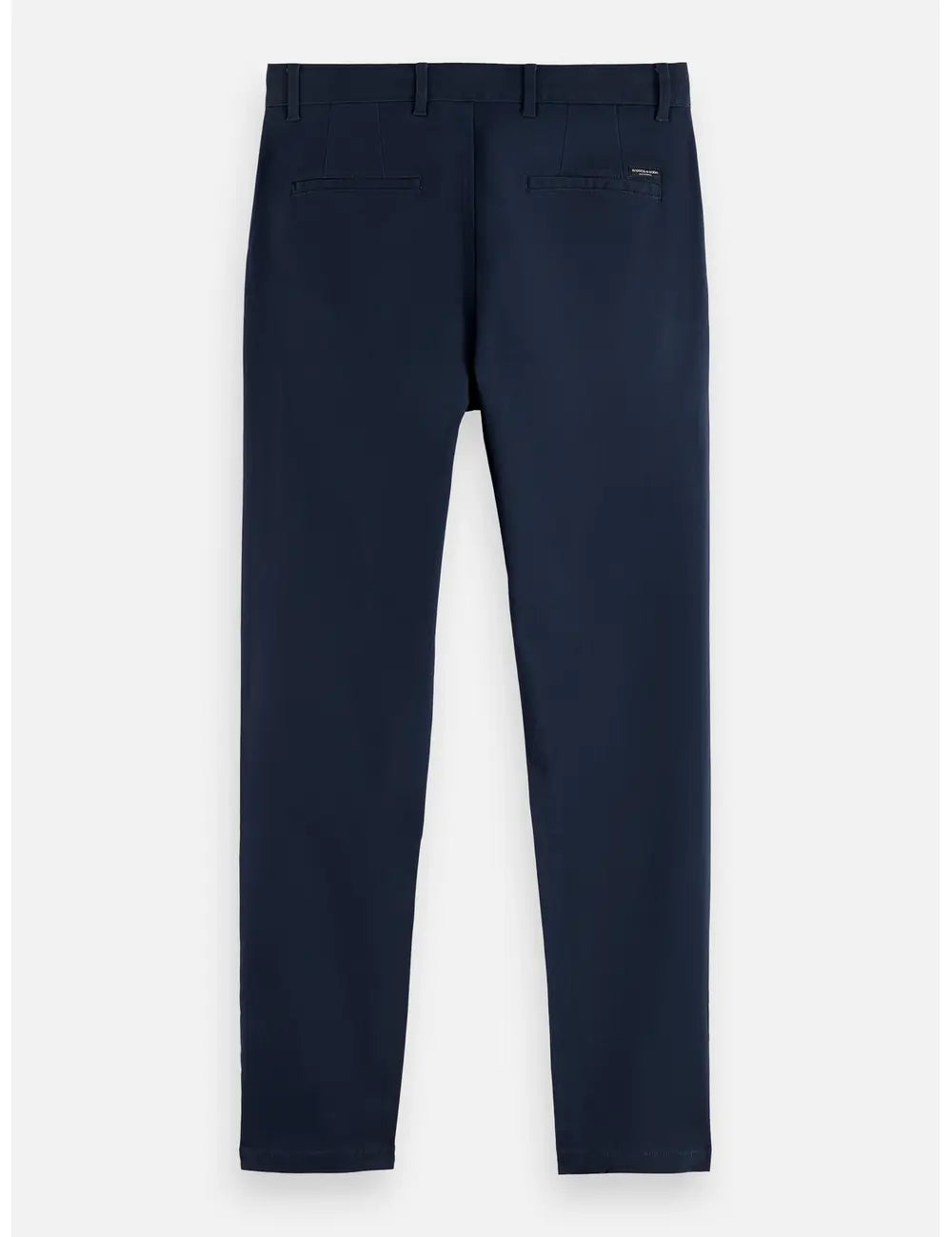 Stretch Cotton Chino flat lay back view by Scotch & Soda