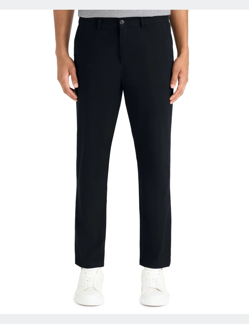 Drift Cotton Chino close-up on model showing fit and detail by Scotch & Soda