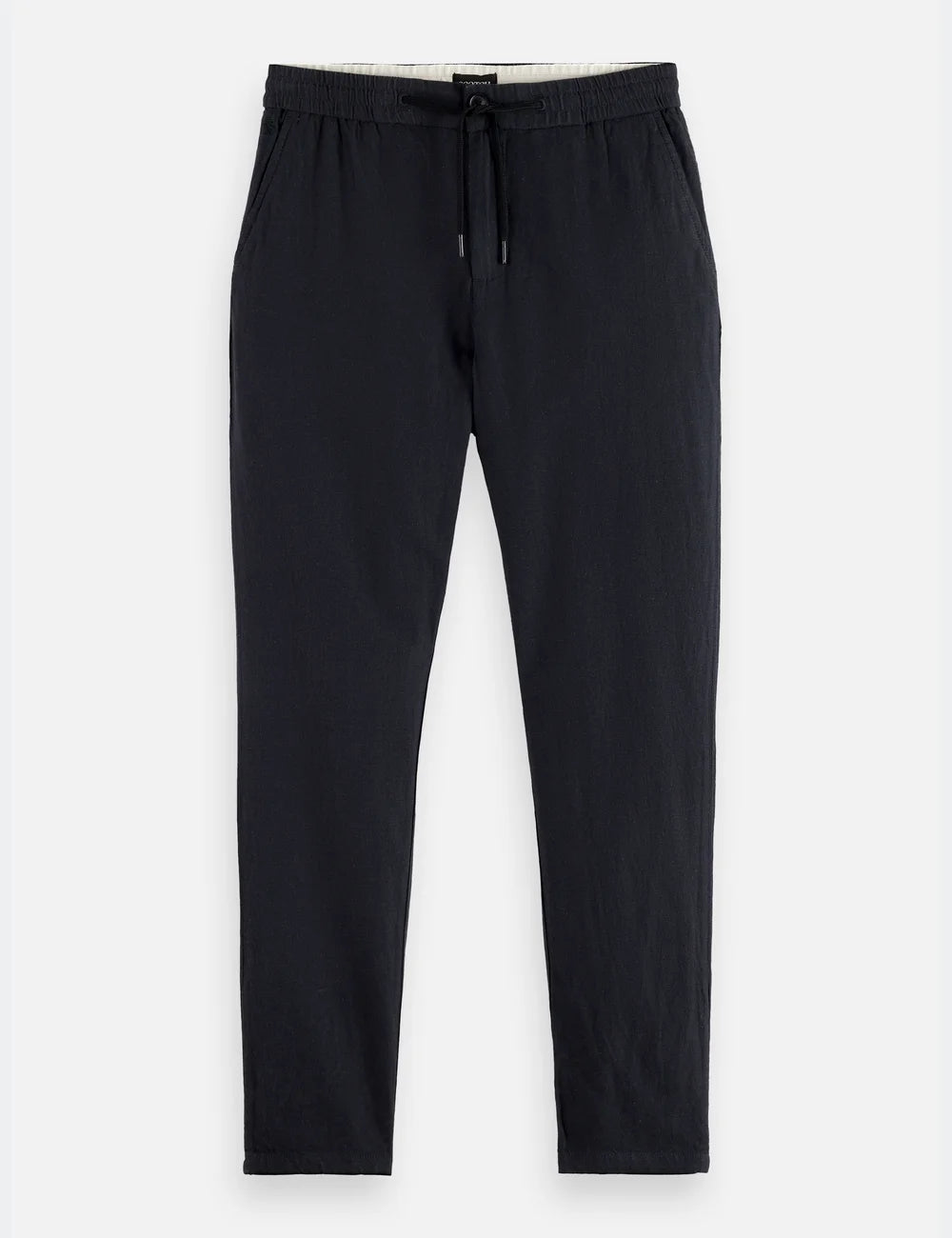 Twill Jogger Pants flat lay front view by Scotch & Soda