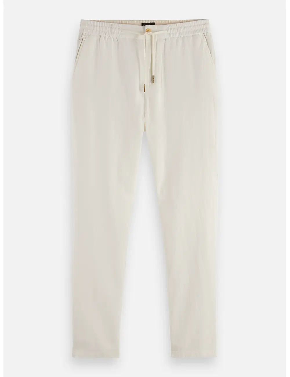 Twill Jogger Pants flat lay front view by Scotch & Soda