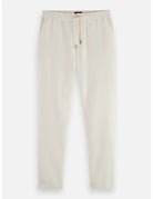 Twill Jogger Pants flat lay front view by Scotch & Soda
