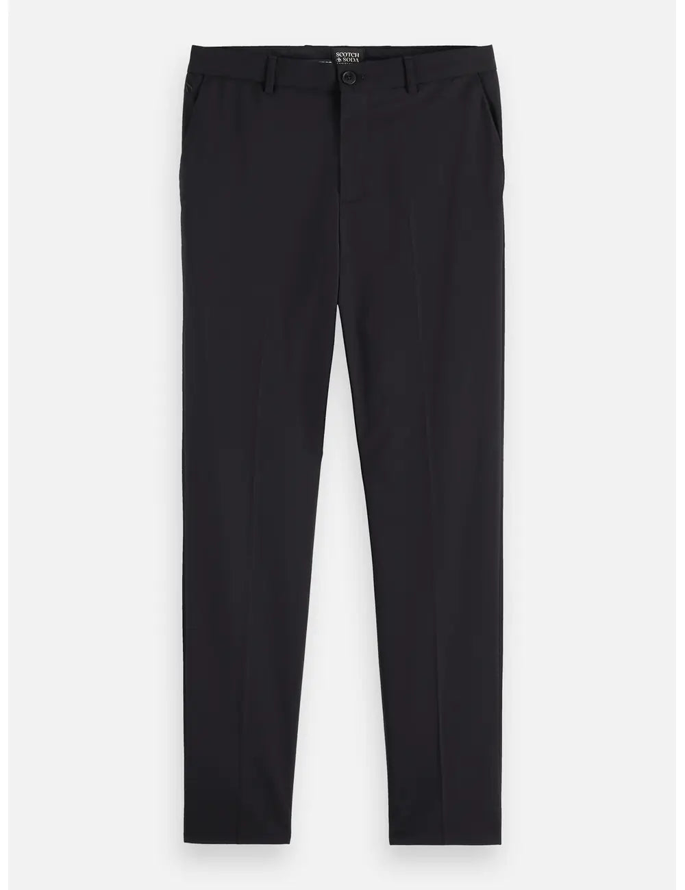 Cool Wool Chino flat lay front view by Scotch & Soda