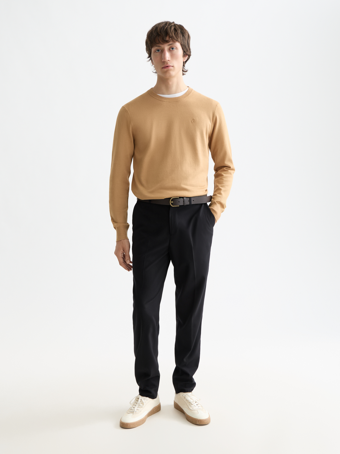 Essentials WARREN COTTON/LINEN TWILL JOGGER